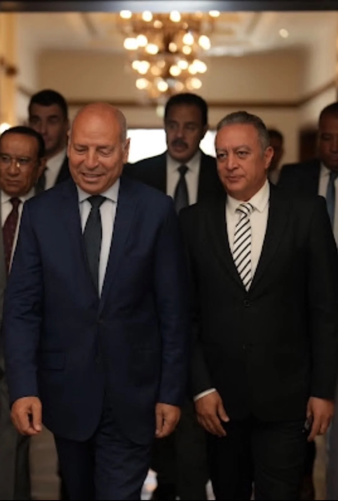UEC leadership and Cairo Governor at University Hospital tour